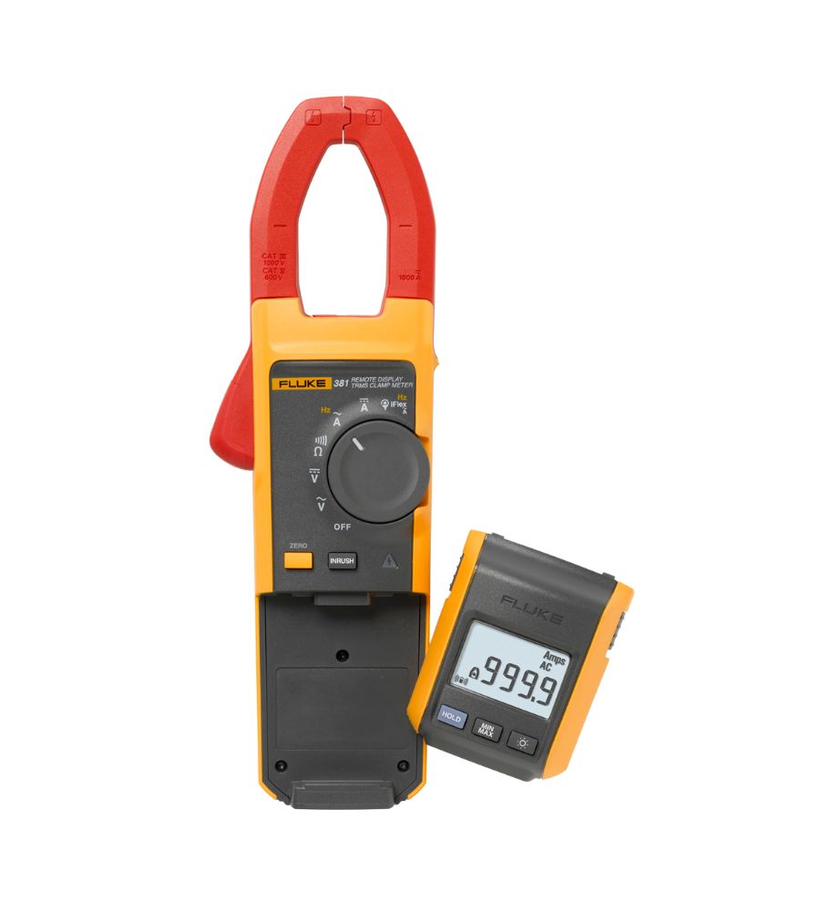 Pinza Amperimetrica RMS 1000 A con Iflex y Pantalla Removible - 381
