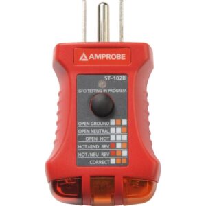 Probador de receptáculos Amprobe ST-102B con GFCI